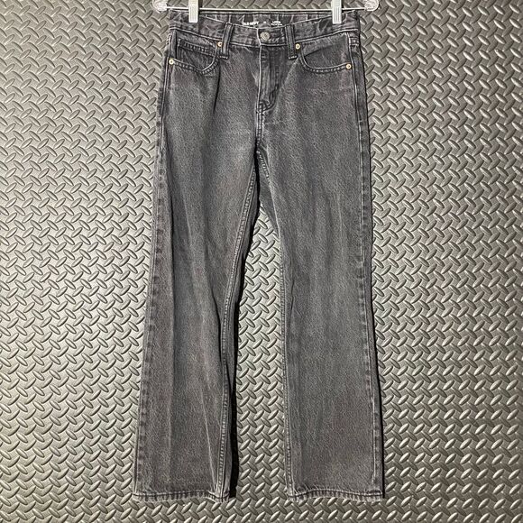 Old Navy Other - Vintage Y2K Old Navy Loose Fit Built in Tough Black Faded Denim Jeans Youth Sz10